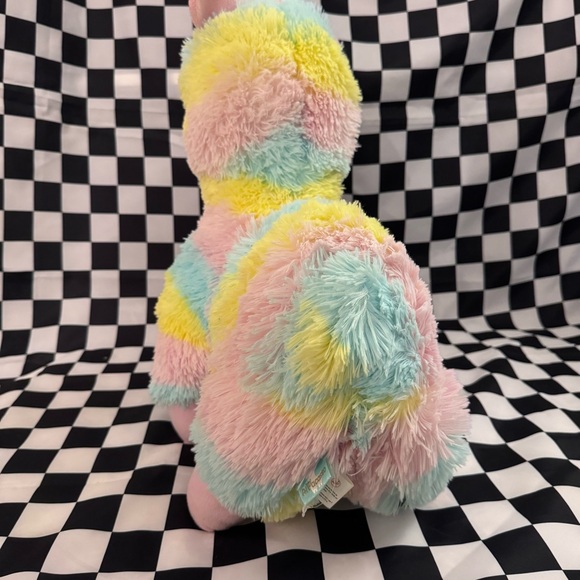 Rainbow Amuse alpaca Alpacasso plushie - Picture 6 of 8
